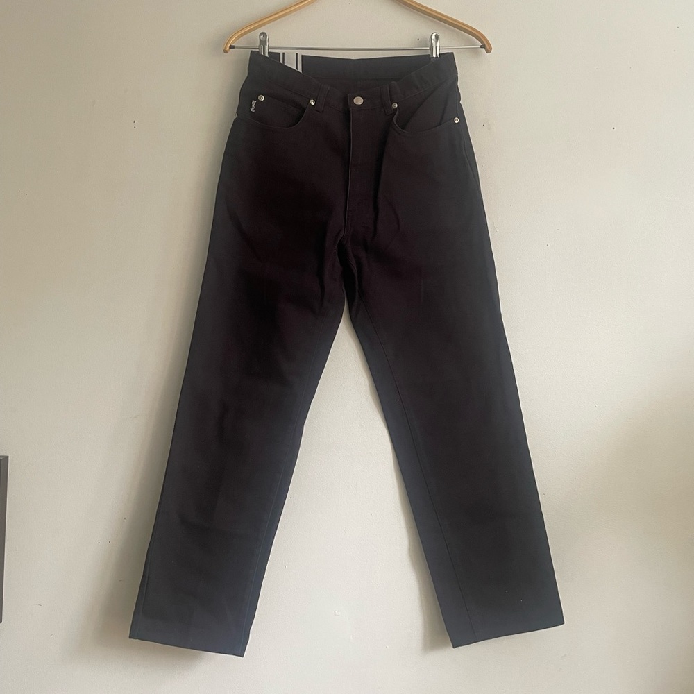Vintage deadstock ysl black utility pants nwt